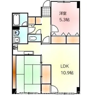 クレストコートK2【3階】の間取り