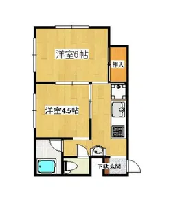 コメイ第3ビル【2階】の間取り