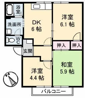 フレグランス・キャンディ【2階】の間取り
