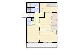 ラ・トゥール屋島百石【402号室】の間取り