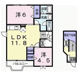 センチュリー21 E【2階】の間取り