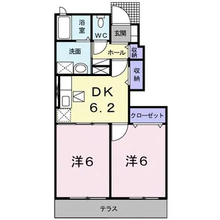 フォレスタ【1階】の間取り