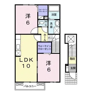 チェリ ブラッサムⅡ【2階】の間取り