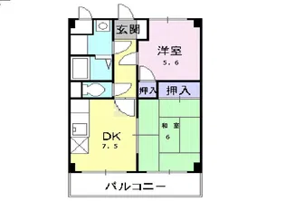 ハイツヤマシタ【1階】の間取り
