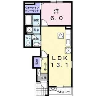 秋桜neo A【1階】の間取り