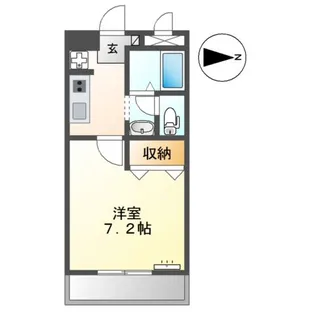 クレインコート【202号室】の間取り