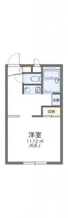 レオパレスクラウド【208号室】の間取り