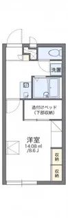 レオパレスキララ【202号室】の間取り