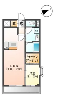 レマーレⅡ【2階】の間取り