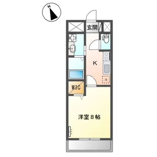 ベルメゾン今里【2階】の間取り
