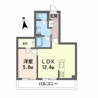 ロイヤルシャーメゾン栗林【1階】の間取り