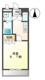 ワンダーハウス B【2階】の間取り