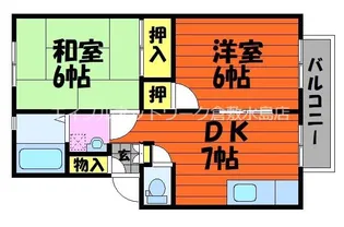 サンシャイン A棟【1階】の間取り