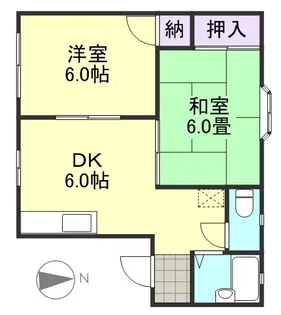 パークサイド酒津A棟【1階】の間取り