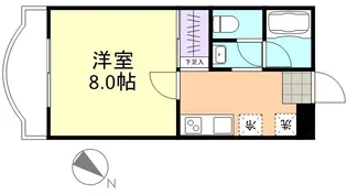 シンフォニア中央【3階】の間取り