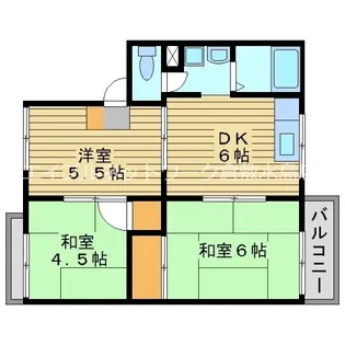 サニークレスト一宮【101号室】の間取り
