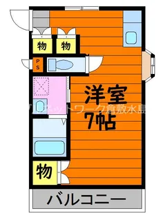 ハミング・バード【D号室】の間取り