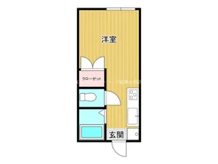 たなかハイツI【203号室】の間取り