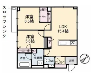 フィル(シャーメゾン・ホテルライク仕様)【1階】の間取り