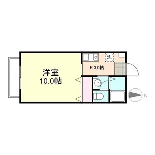 エタニティ安江 B棟【103号室】の間取り