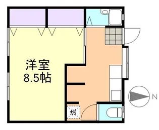 向陽荘 西棟【2階】の間取り