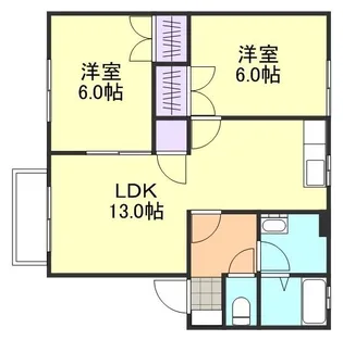 グランシャリオ C棟【2階】の間取り