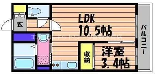 フォレストコート【607号室】の間取り