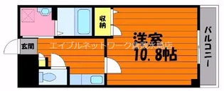マリベール新倉敷【203号室】の間取り
