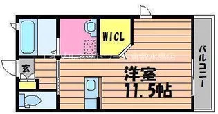 プレインパイン A棟【1階】の間取り