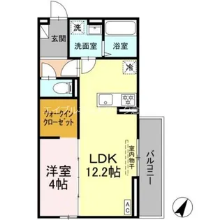 フェリーチェ 浜ノ茶屋【3階】の間取り