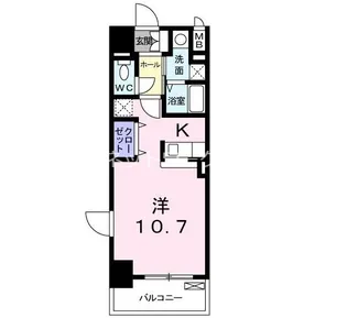 ボナール【503号室】の間取り