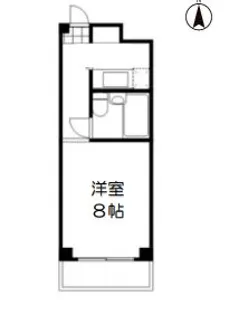 チサンマンション倉敷【5階】の間取り
