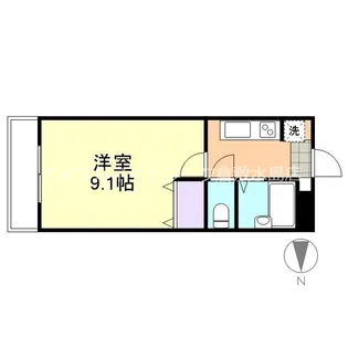 イーストピア扇【1階】の間取り