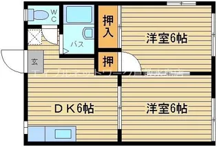 ぼくんちA【101号室】の間取り