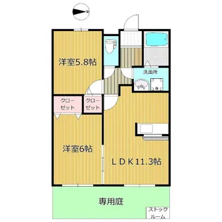 グランフィネス 【1階】の間取り