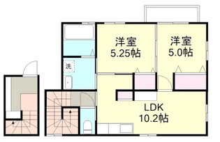 フォルティス四十瀬Ⅱ【2階】の間取り