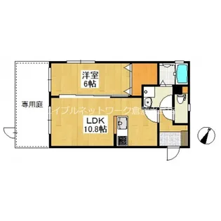 ベルソレイユ【1階】の間取り