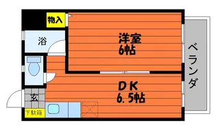 倉敷イーストコーポ【2階】の間取り