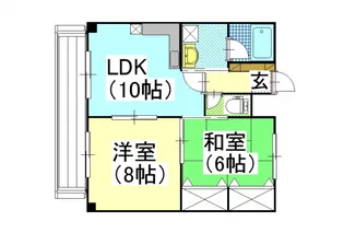 メゾンタイショウ3【303号室】の間取り