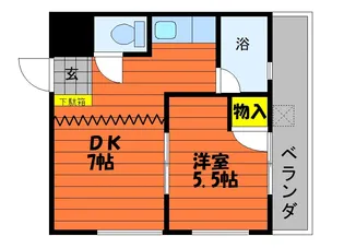 倉敷イーストコーポ【4階】の間取り