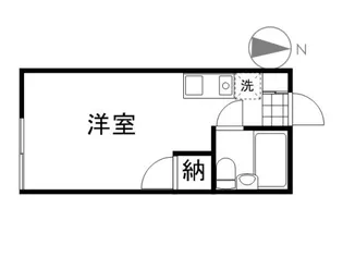 アクティブ23【205号室】の間取り
