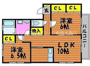 ファインハイツ【2階】の間取り