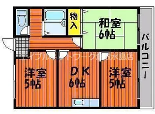 ローズガーデン延友【1階】の間取り