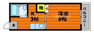 マンションみふね 8号棟【204号室】の間取り