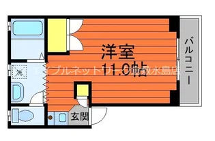 ラスペーユⅢ【202号室】の間取り