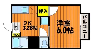 キッコウハイネスA【201号室】の間取り