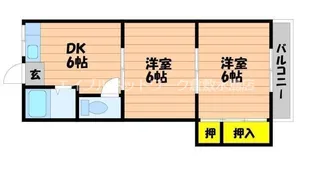 泉コーポ【2階】の間取り