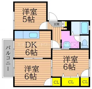 ガルテン26 F棟【202号室】の間取り
