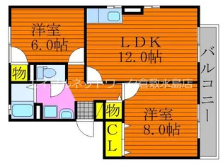 エクシード平野 A棟【1階】の間取り