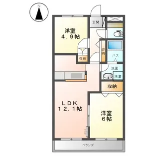 オレンジペコー【2階】の間取り